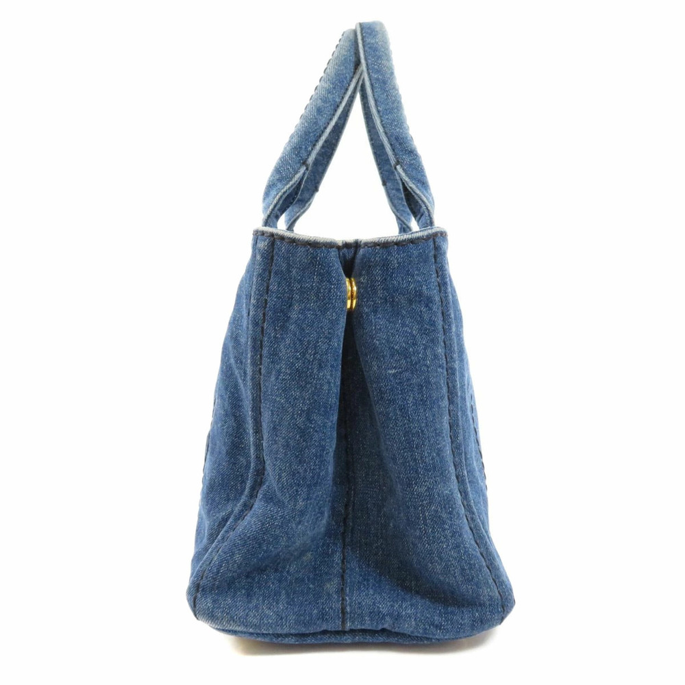 Prada Canapa Handbag Denim - Picture 3 of 11